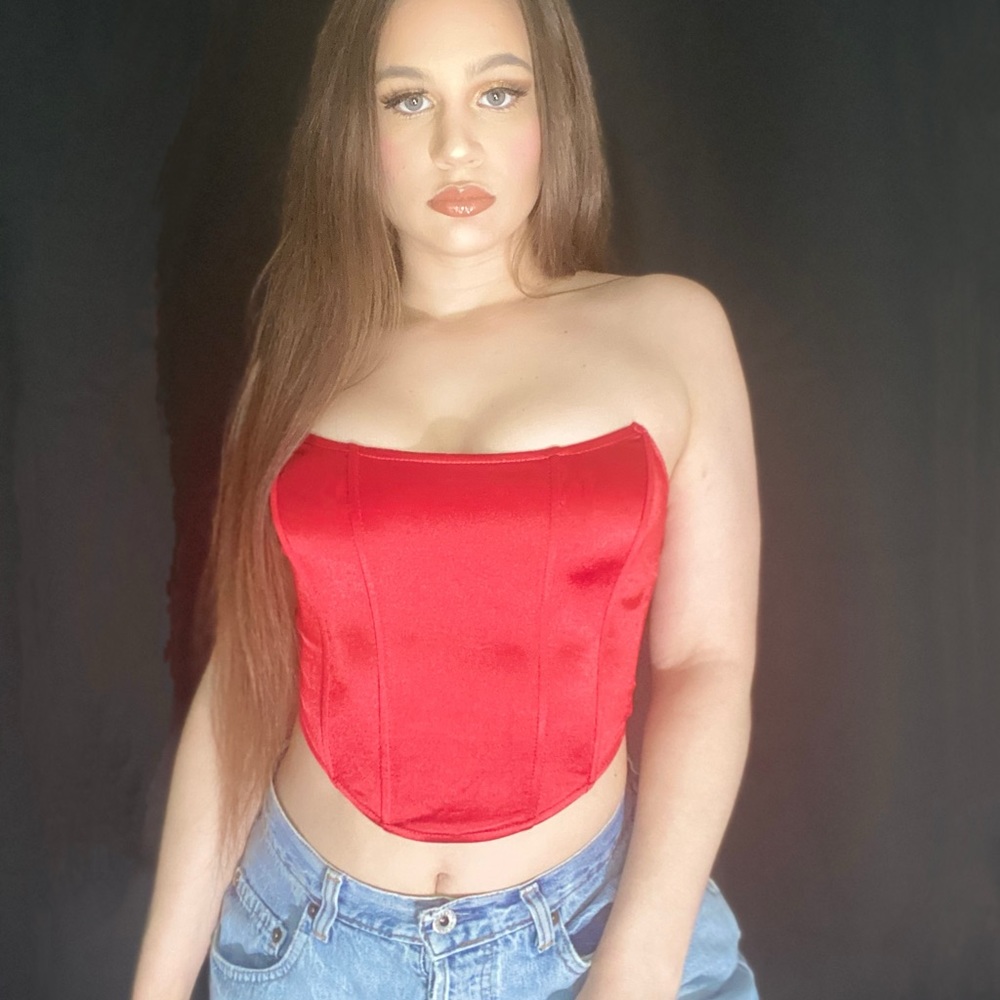 Red Corset top